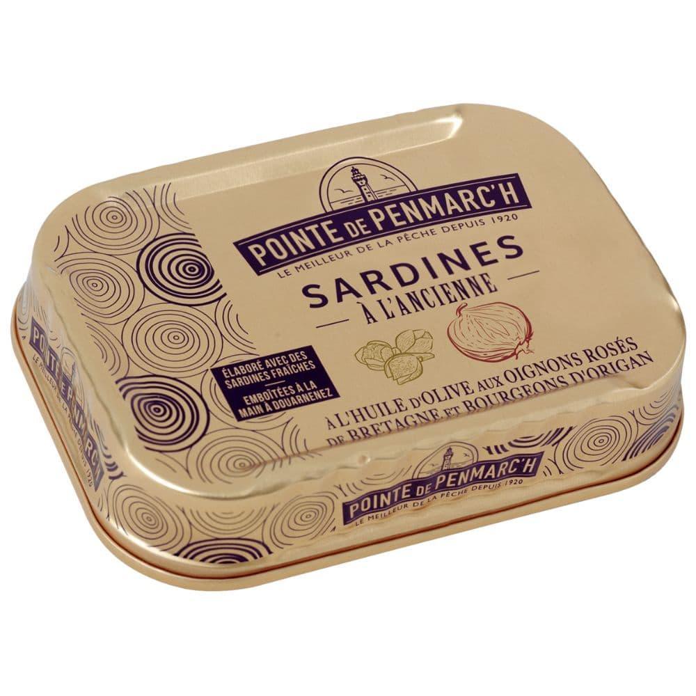 Sardinen in Olivenöl mit Roscoff-Zwiebeln und Oreganoknospen - La Pointe de Penmarch - Maître Philippe & Filles