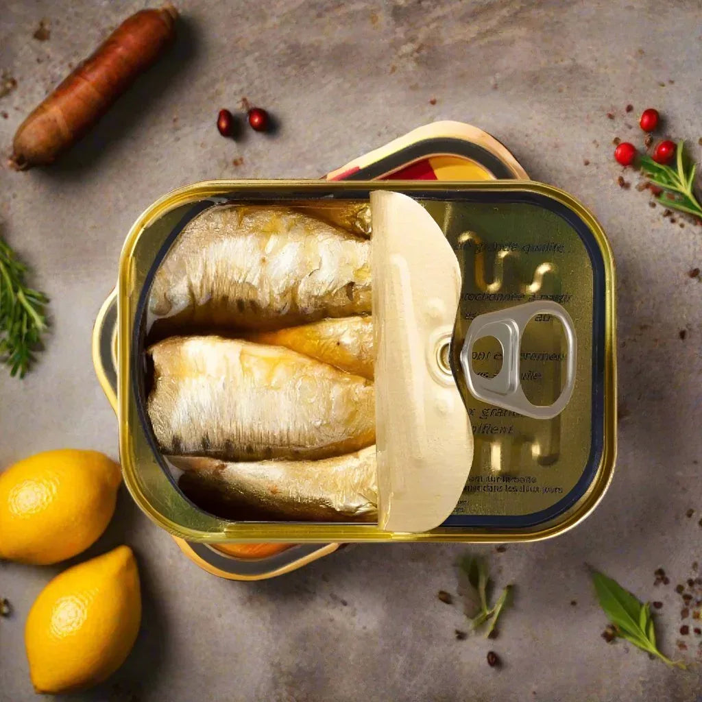 Sardinen mit konfierter Zitrone und Piment (Chili) - Mouettes Arvor - Maître Philippe & Filles