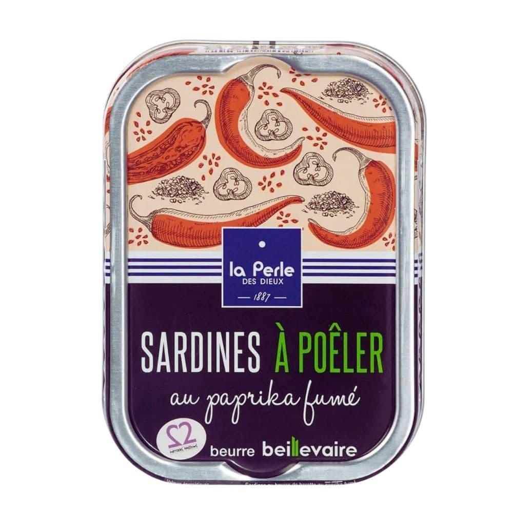 Sardinen zum Braten in Beillevaire-Fassbutter mit geräuchertem Paprika - Perle des Dieux - Maître Philippe & Filles