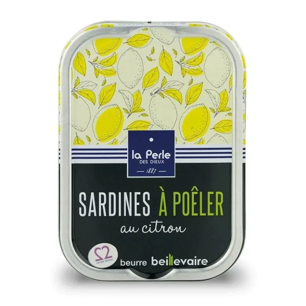 Sardinen zum Braten in Beillevaire Fassbutter mit Zitrone - Perle des Dieux - Maître Philippe & Filles