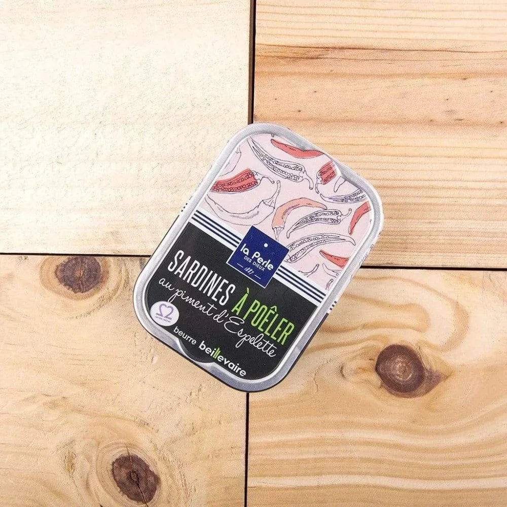 Sardinen zum Braten mit Fassbutter und Piment d’Espelette - Perle des Dieux - Maître Philippe & Filles