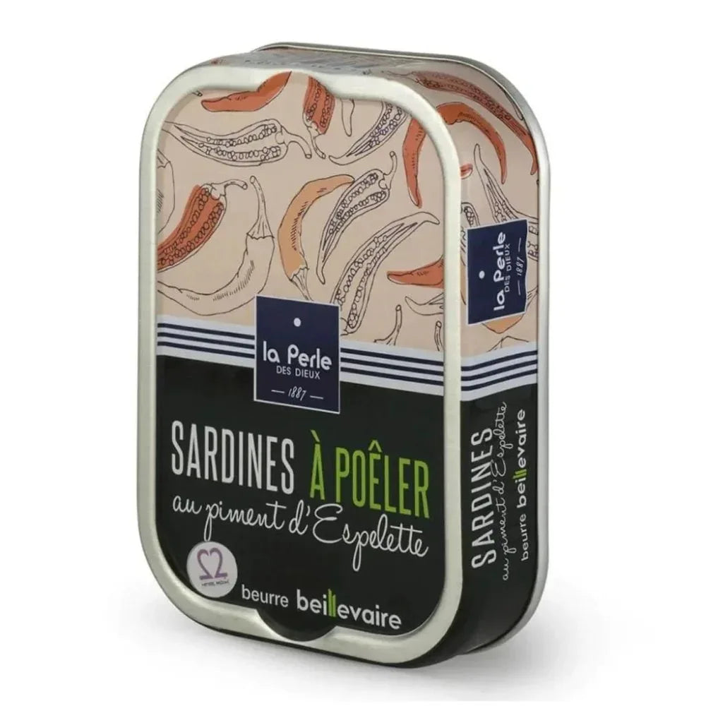 Sardinen zum Braten mit Fassbutter und Piment d’Espelette - Perle des Dieux - Maître Philippe & Filles