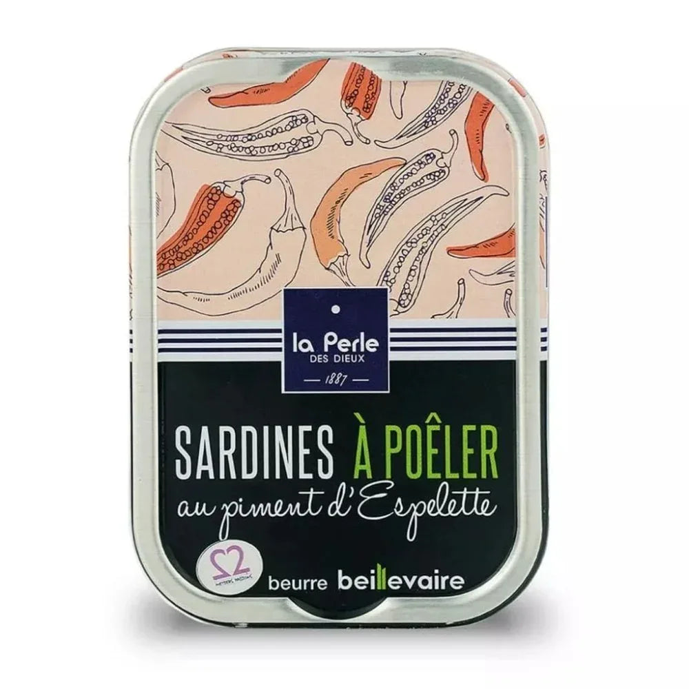 Sardinen zum Braten mit Fassbutter und Piment d’Espelette - Perle des Dieux - Maître Philippe & Filles