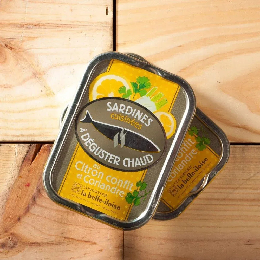 Sardinen zum Braten mit konfierten Zitrone und Koriander - Belle Iloise - Maître Philippe & Filles