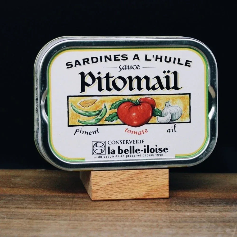 Sardines Sauce Pitomaïl (Piment, Tomate und Knoblauch) - Belle Iloise - Maître Philippe & Filles
