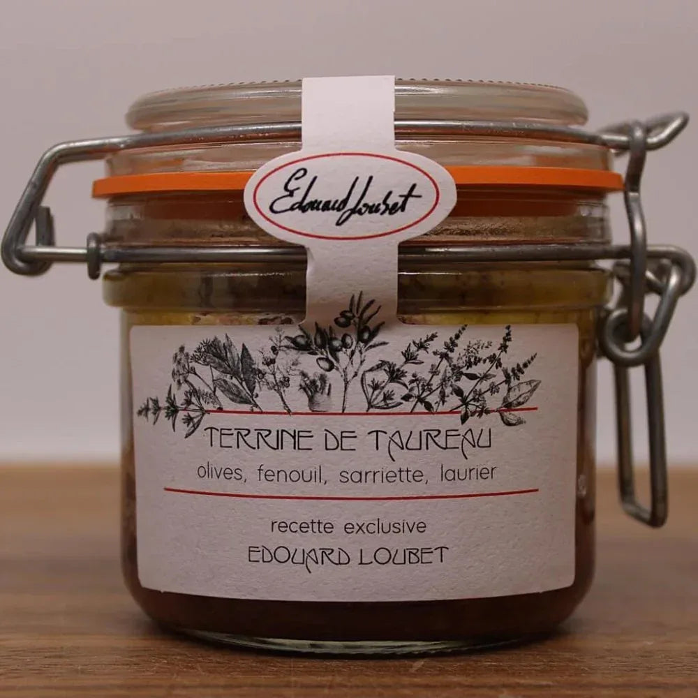 Terrine vom Stier aus der Camargue, mit Oliven und Fenchel 200g - Maison Telme - Maître Philippe & Filles