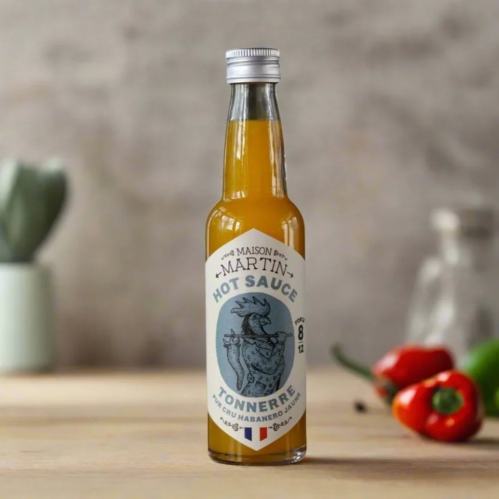 Tonnerre Chili-Sauce Pur Cru Habanero Gelb - Kraft 8/12 Maison Martin