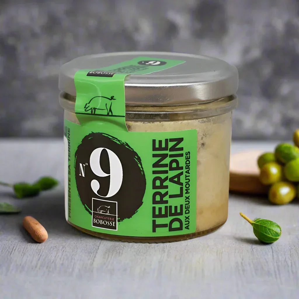 Verrine N°9 : Kaninchenterrine mit zweierlei Senf und Haselnüssen - Bobosse - Bobosse Lyon - Maître Philippe & Filles